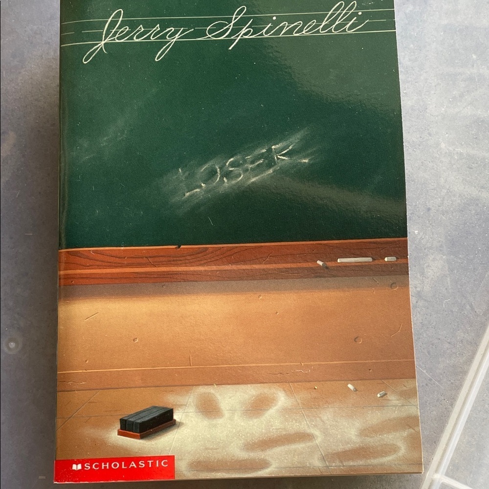 Scholastic Green and Brown 'Loser' by Jerry Spinelli